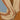 Närbild av veckad tygärm med rand — Terracotta Composure