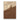 Ochre Ascent canvas print: a small man rolling a large pale sphere up a steep rust-brown slope, hung on a wall
